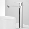 Vòi Lavabo Tròn Tay Vuông Mạ Crom Bóng 30cm (VLB72)