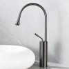Vòi Lavabo Cổ Ngỗng Tĩnh Điện Xám LUSENTER (VLB23)
