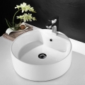 Lavabo Đặt Bàn Tròn Trắng LUSENTER (LB01)