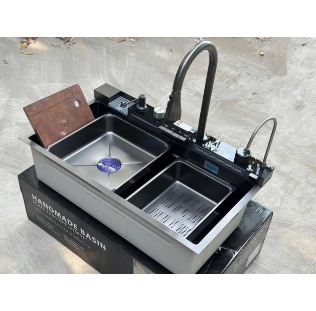 Bồn Rửa Chén 5 phím Đa Năng Sơn Tĩnh Điện (BRC07)