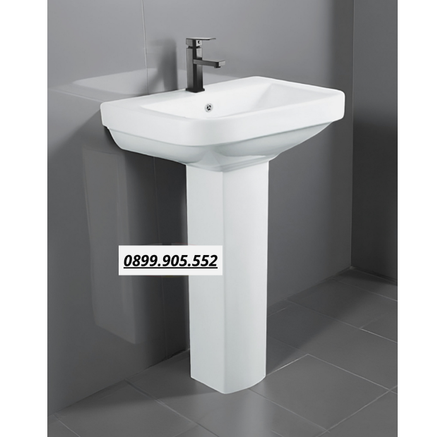 Chậu Lavabo Treo Tường Chân Đứng (LBTT17)