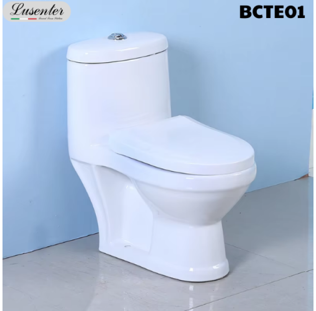 Bồn Cầu Một Khối Trẻ Em Trắng Basic LUSENTER BCTE01