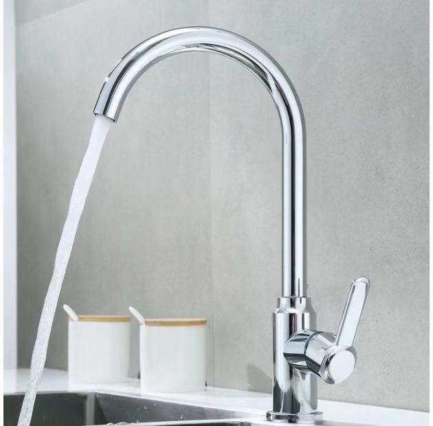 Vòi Chén Số 6 Nóng Lạnh 304 Xoay Bi Bóng LUSENTER (VC23)