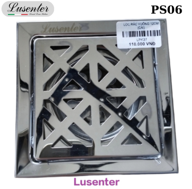 Phễu Sàn 12x12 inox 304 - BÓNG (PHI 60) (PS06)