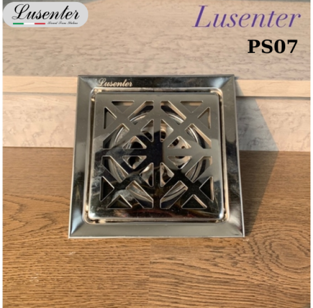 Phễu Sàn 15x15 inox 304 - BÓNG (PS07)