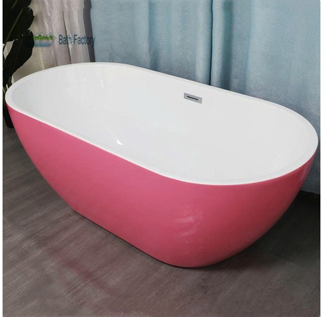Bồn Tắm Oval Hồng Đậm (BT33)