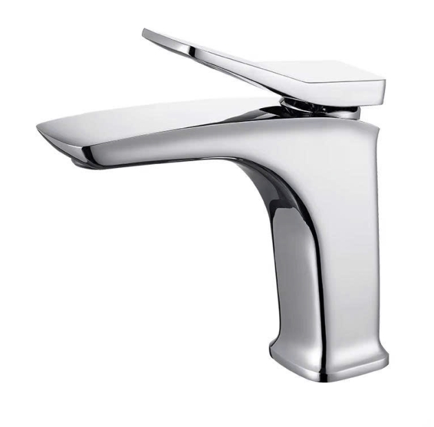 Vòi Lavabo Eo Vuông Cong Inox (VLB74)