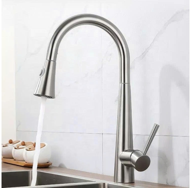 Vòi Chén Inox 304 Dây Rút LUSENTER (VC10)