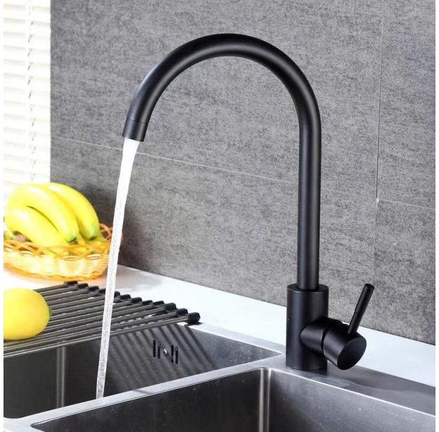 Vòi Rửa Chén Nóng Lạnh Inox Phủ Nano LUSENTER (VC11)