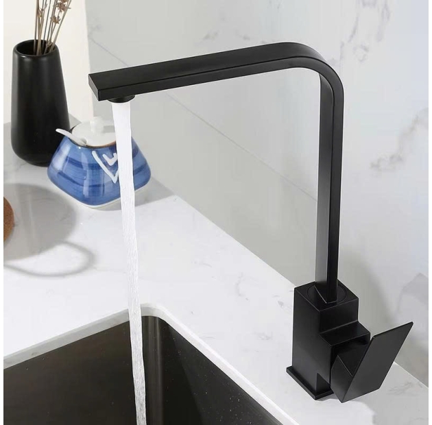 Vòi Rửa Chén Inox 304 Mạ Sơn Tĩnh Điện Đen (VC30)