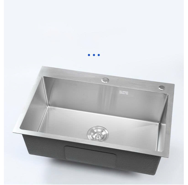 Bồn Rửa Chén Inox Một Hộc KT 60x45  LUSENTER (BRC02)