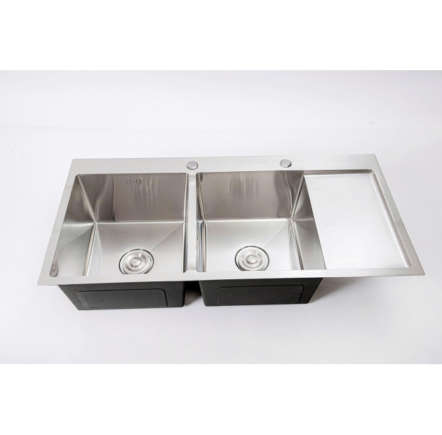 Chậu Rửa chén Inox Đúc Có Bàn Chờ LUSENTER (BRC15)