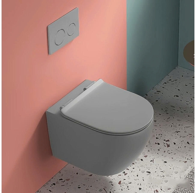 Bồn Cầu Treo Tường Xám FORLER (BCTT03)