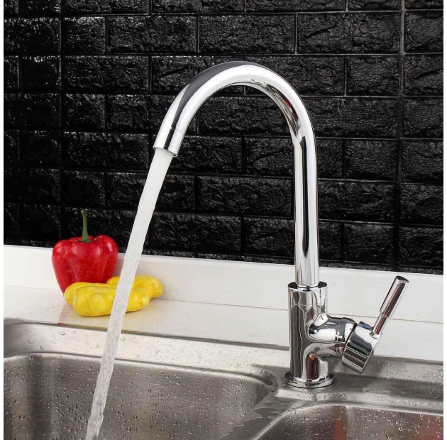 Vòi Chén Lạnh Inox Mạ Crom Bóng 
