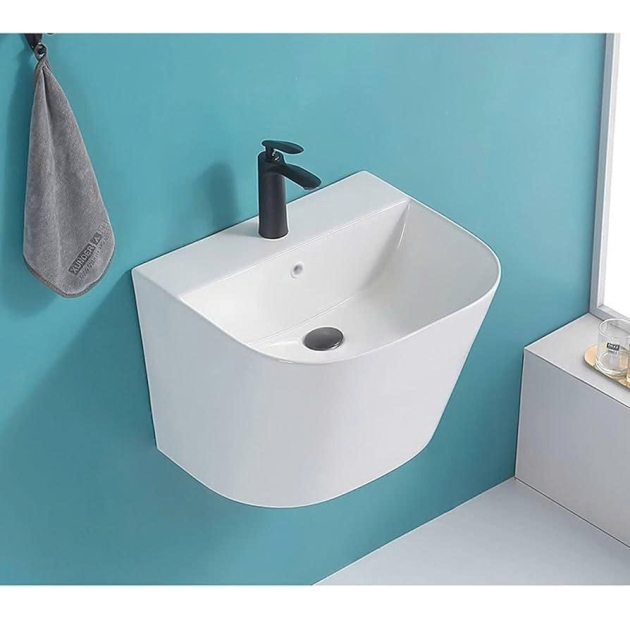 Chậu Lavabo Treo Tường Liền Khối (LBTT20)