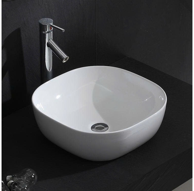 Chậu Lavabo Đặt Bàn KT 420x420x140mm (LB78)