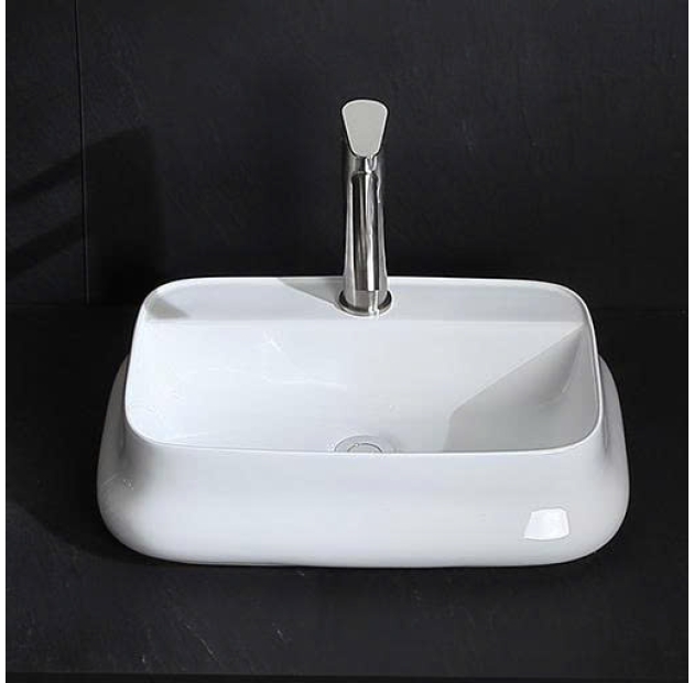 Chậu Lavabo Đặt Bàn KT 560x480x165mm (LB85)